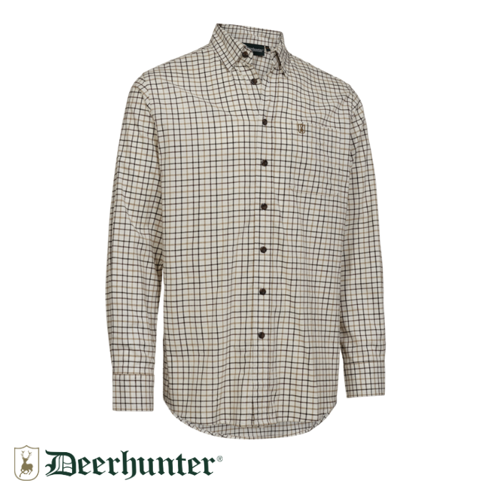 DEERHUNTER Gavin Bej Kareli Gömlek 41/42
