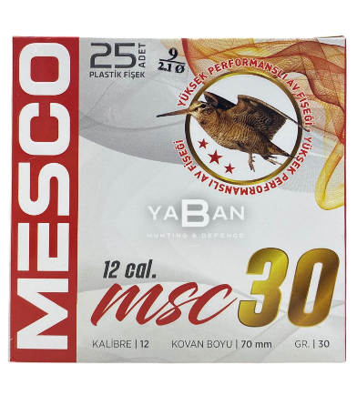 MESCO 30 GR BIOR TAPA AV FİŞEĞİ  12 CAL.
