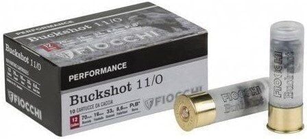 Fiocchi Buckshot 11/0 9 Pellets 12 Cal.