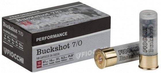 Fiocchi Buckshot 7/0 27 Pellets 12 Cal.