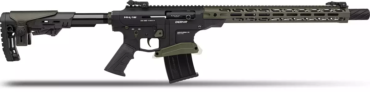 Derya MK-12 AS-103GP Siyah - Haki Full Metal Otomatik Av Tüfeği
