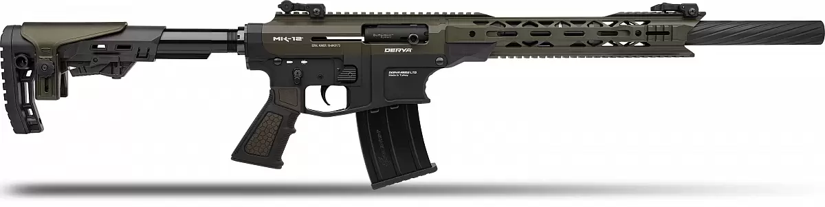 Derya MK-12 AS-103S Siyah - Haki Full Metal Otomatik Av Tüfeği