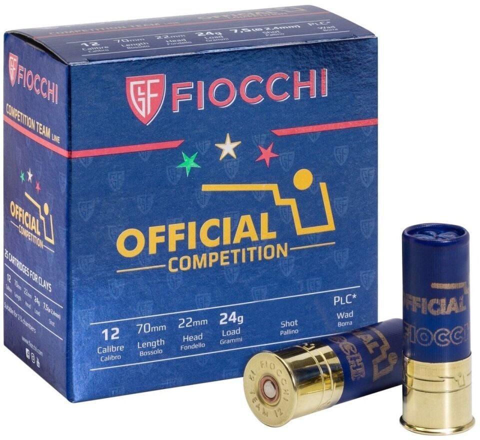 FIOCCHI OFFICIAL 24 GR. NO:9,5 SKEET FİŞEĞİ  12 CAL.
