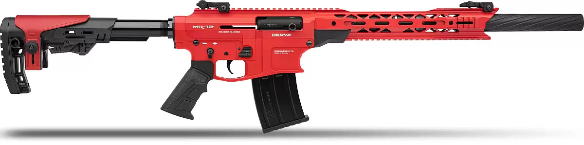 Derya MK-12 AS-104SF Kırmızı Full Metal Otomatik Av Tüfeği