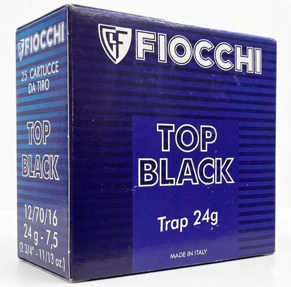 Fiocchi Top Black 24 Gr. No:7,5 Trap Fişeği 12 Cal.