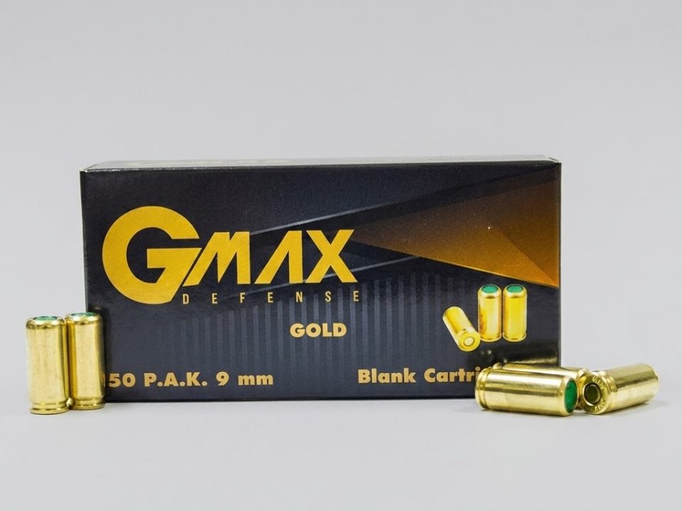 Gmax Gold 9 mm Kurusıkı Tabanca Mermisi