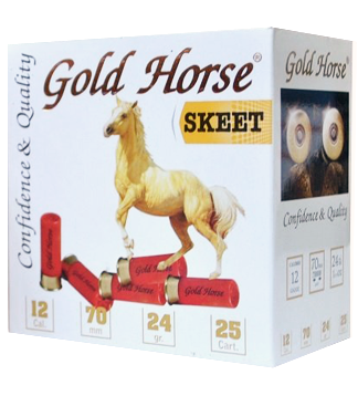Gold Horse 24 Gr. No:9,5 Skeet Fişeği 12 Cal.