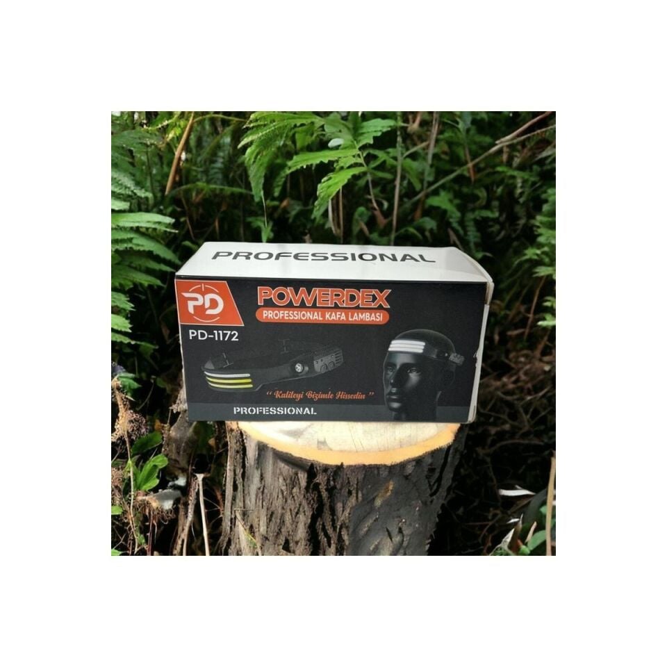 Powerdex PD-1172 Şarj Edilebilir Profesyonel Kafa Feneri