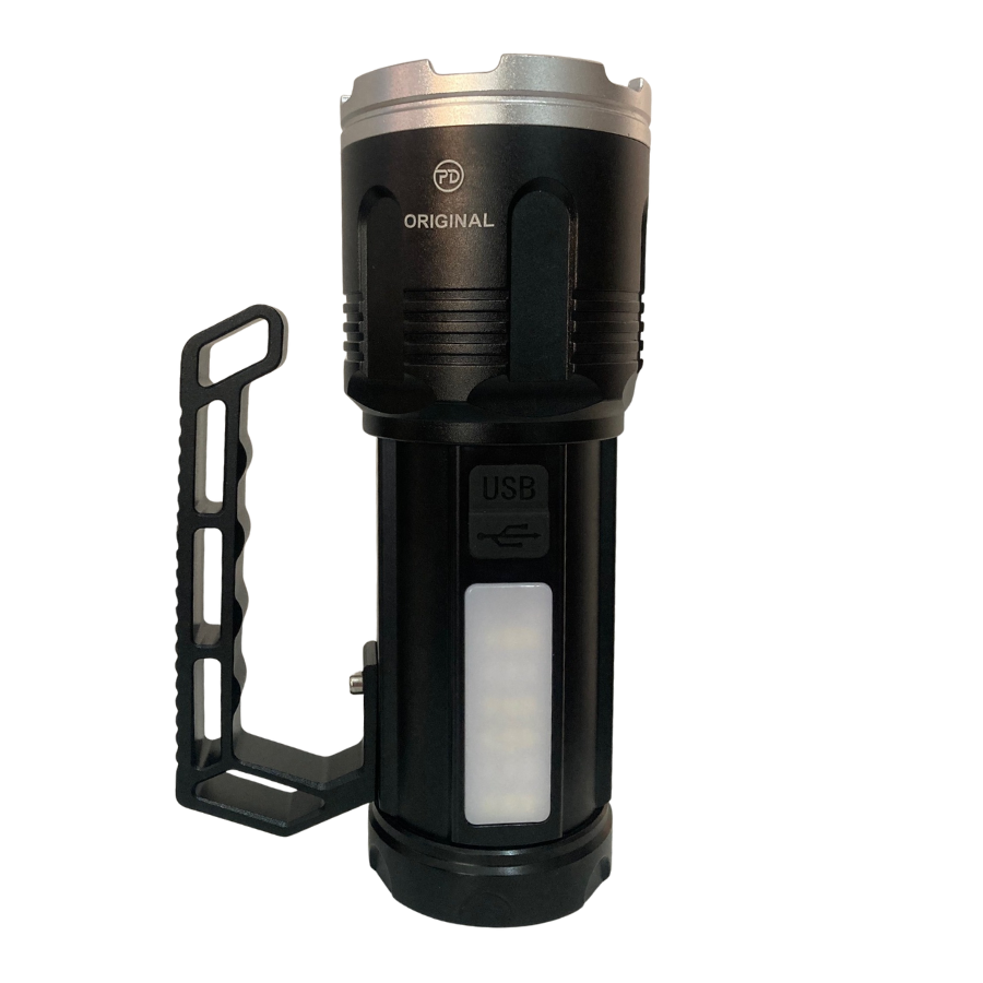 Powerdex PD-14700 Şarjlı Zoomlu 6000 Lümen Profesyonel Avcı El Feneri