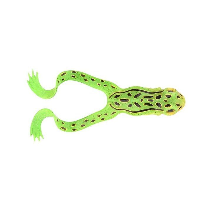 SPRO Iris The Frog 10Cm Silikon Yem UV Fluo Green