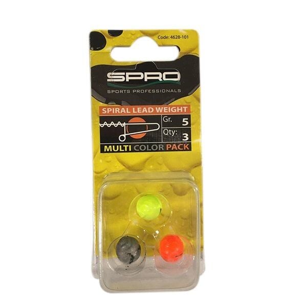 T.D. SPRO Spiral Weight Sasi Kurşunu 5 Gr. Assorti 5/3