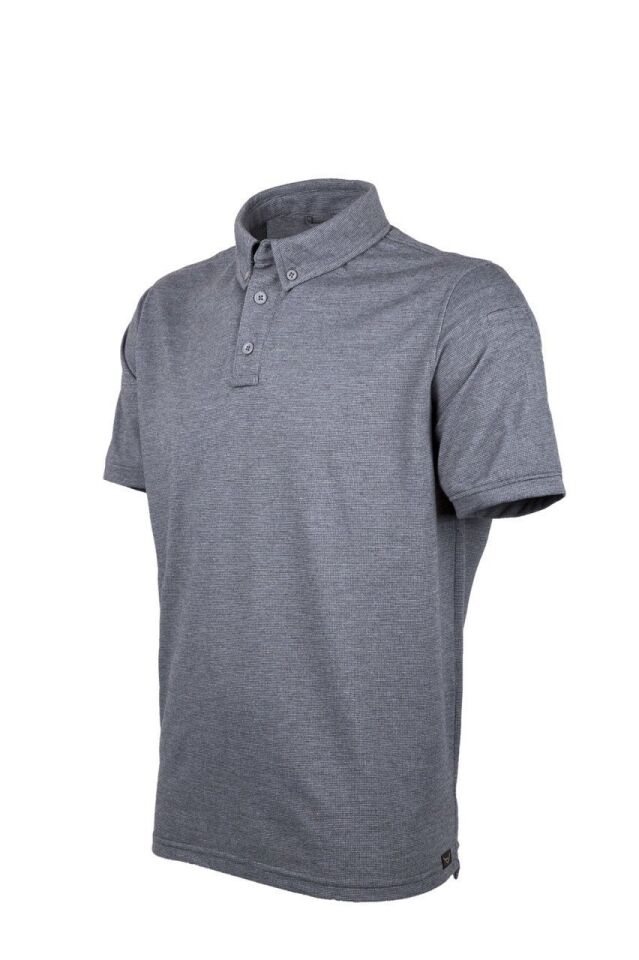 VAV Tlac-01 Polo Yaka Tişört Koyu - Füme