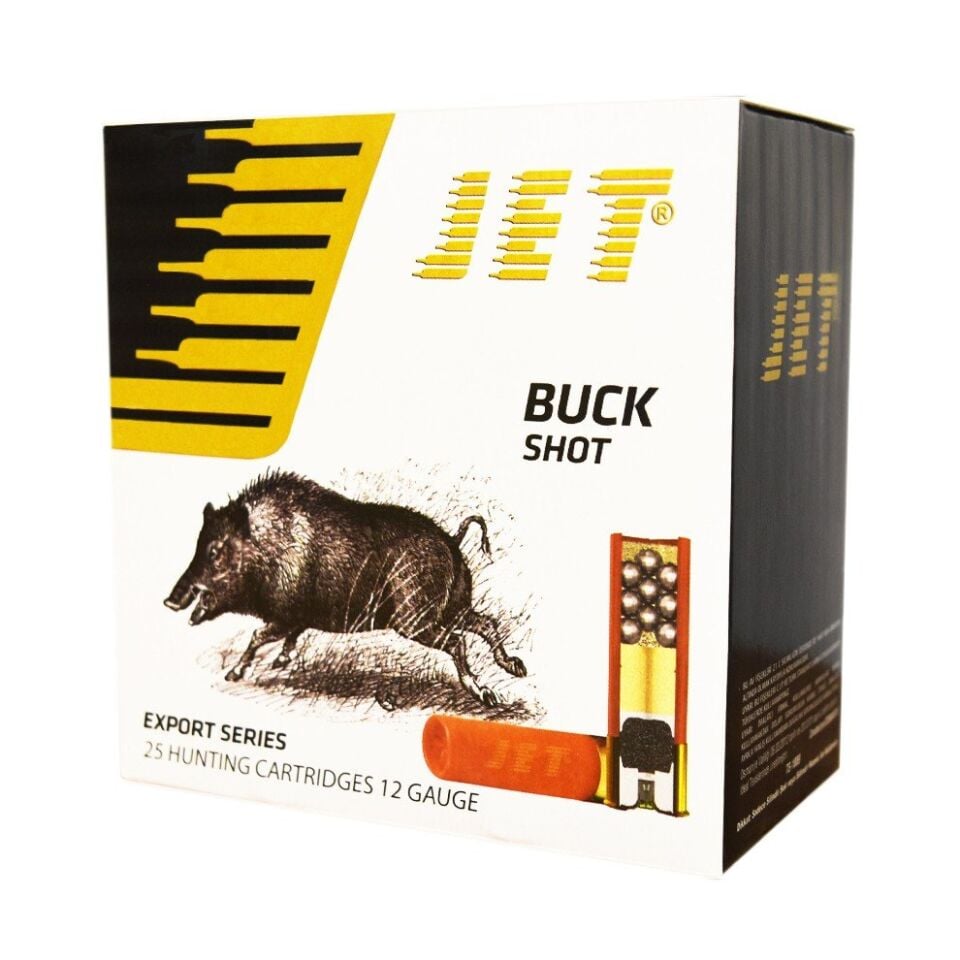 JET 11/0 9 PELLETS BUCKSHOT  12 CAL.