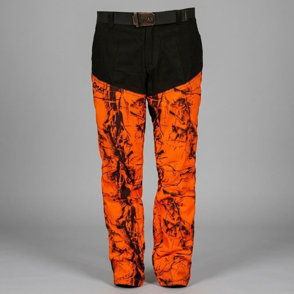 Gmax Outdoor Turuncu Kamuflaj Avcı Çulluk Pantolonu