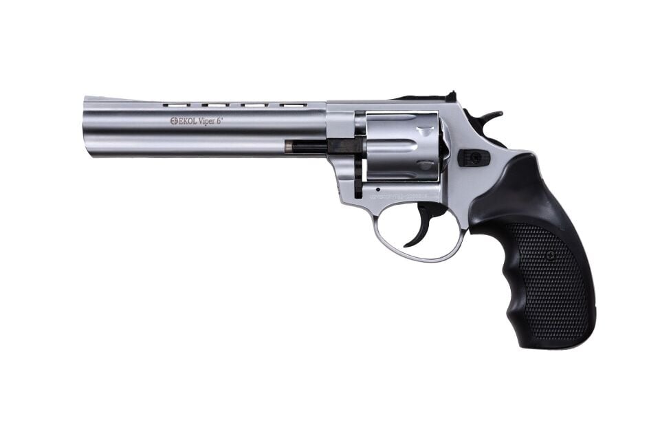 Ekol Viper 6 Beyaz Kurusıkı Toplu Tabanca üretici görseli, sol yandan