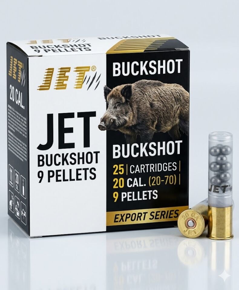 Jet Buckshot 9 Pellets 20 Cal.