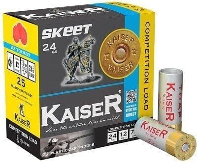 KAISER 24 GR. NO: 9,5 SKEET FİŞEĞİ  12 CAL.