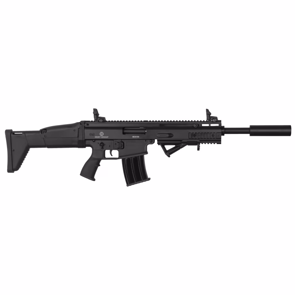 Hunt Group SCX-12 Black FDE Otomatik Av Tüfeği (Scar Modeli)