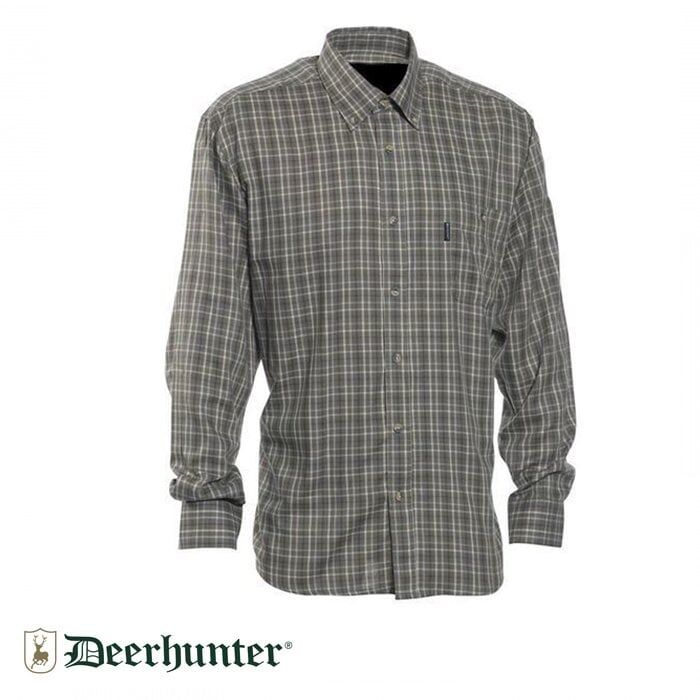 T. DEERHUNTERWaylon399Yeşil Kareli Uzun Kol Gömlek 43/44