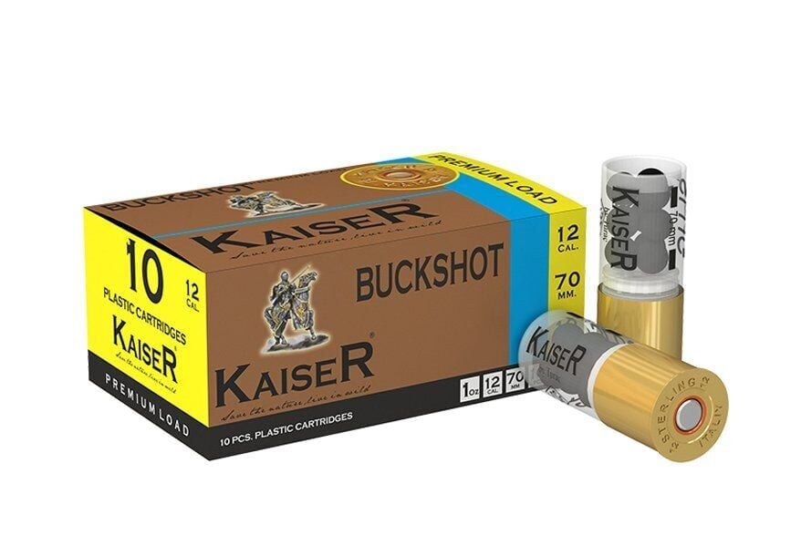 KAISER BUCKSHOT 11/0 9 PELLETS  12 CAL.