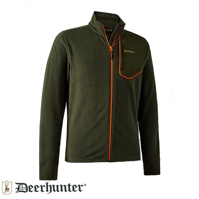 DEERHUNTER Chamois Fermuarlı Polar 361 Yeşil 2XL