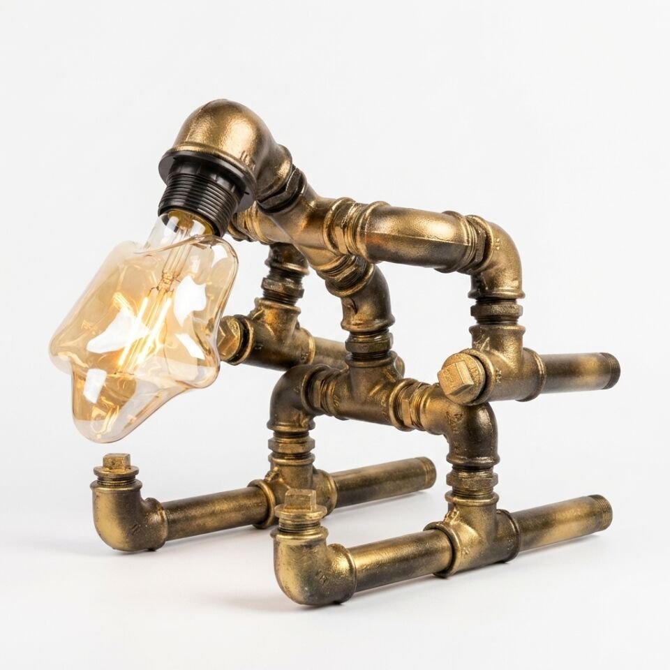 Kayan Adam Görünümlü Tasarım Masa Lambası