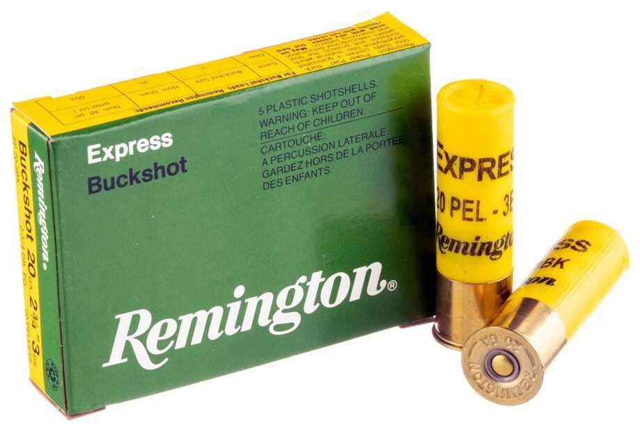 REMINGTON (USA) EXPRESS BUCKSHOT 20 PELLETS  20 CAL.