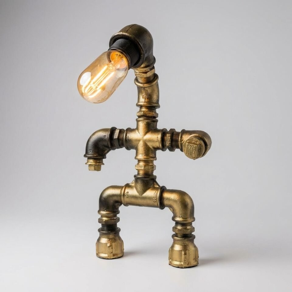 Ayakta Duran Adam Görünümlü Tasarım Masa Lambası