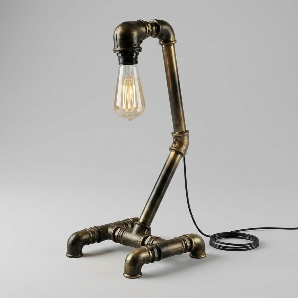 Eğik Gövdeli Tasarım Masa Lambası