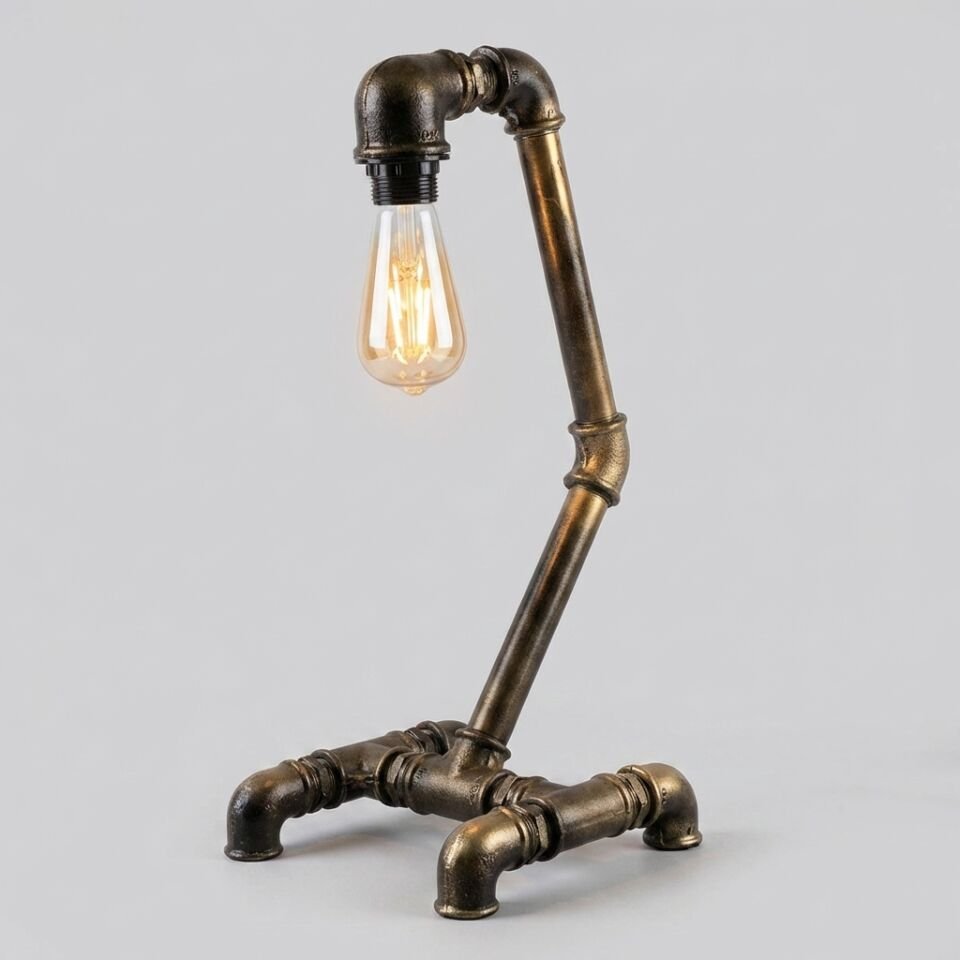 Eğik Gövdeli Tasarım Masa Lambası