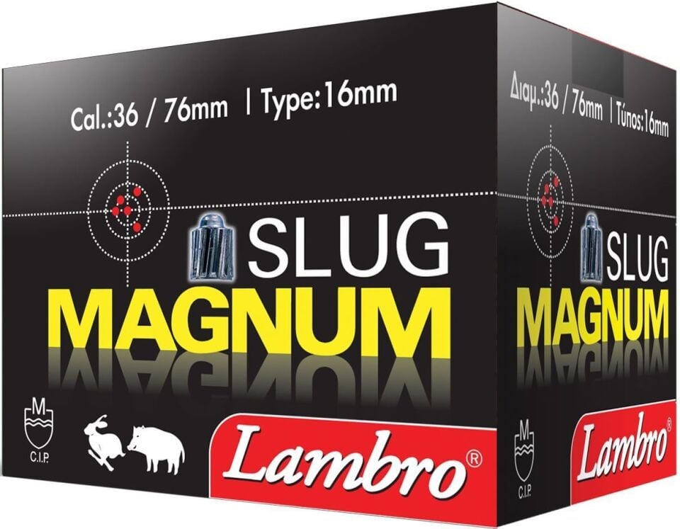 Lambro Magnum Slug Tek Kurşun 36 Cal.