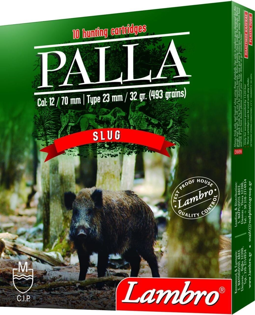 Lambro Palla Slug Tek Kurşun 12 Cal.