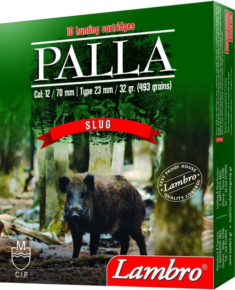 Lambro Palla Slug Tek Kurşun 12 Cal.