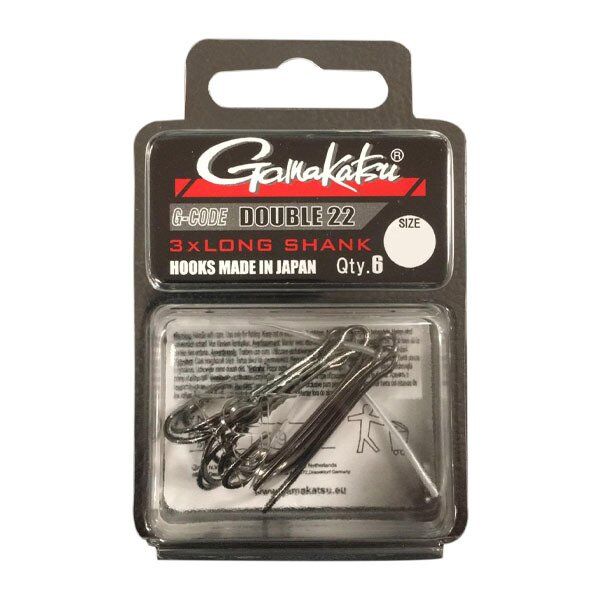 T.GAMAKATSU Double 22 Long Shank #2/0 İkili İğne