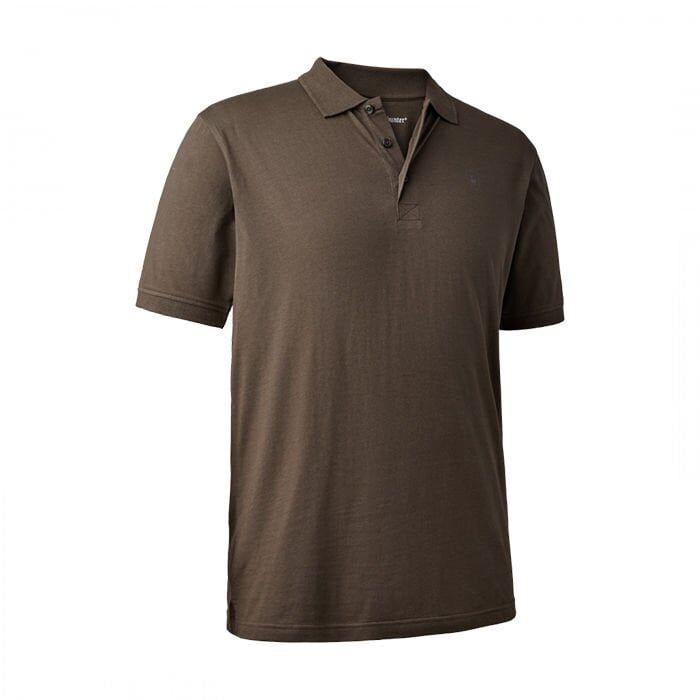 T. DEERHUNTER Christian Polo Haki Tişört XL