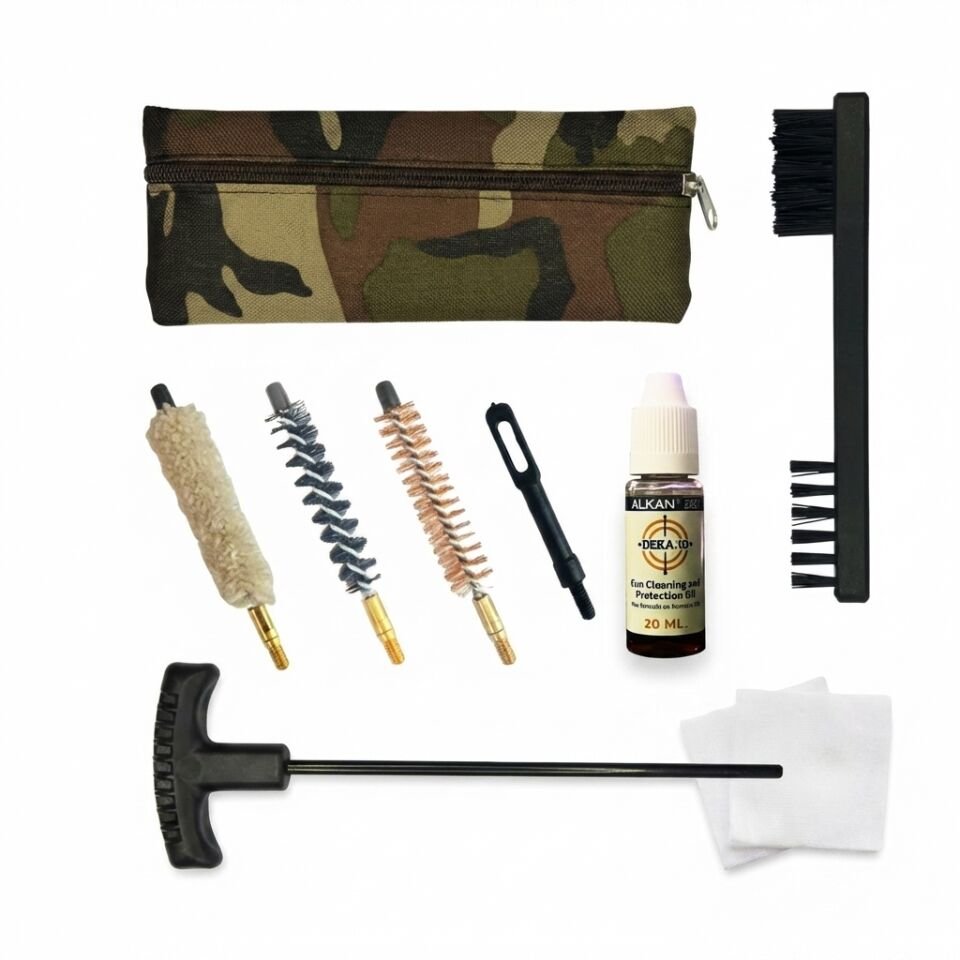 Tabanca Harbi Takımı 5mm Çelik Çubuk Bez Çanta