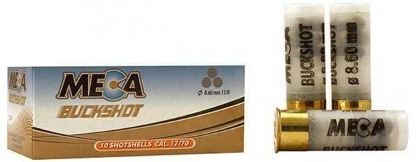 Meca Buckshot 9/0 12 Pellets 12 Cal.