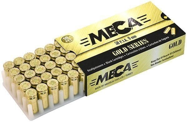 Meca Gold 9 mm Kurusıkı Tabanca Mermisi
