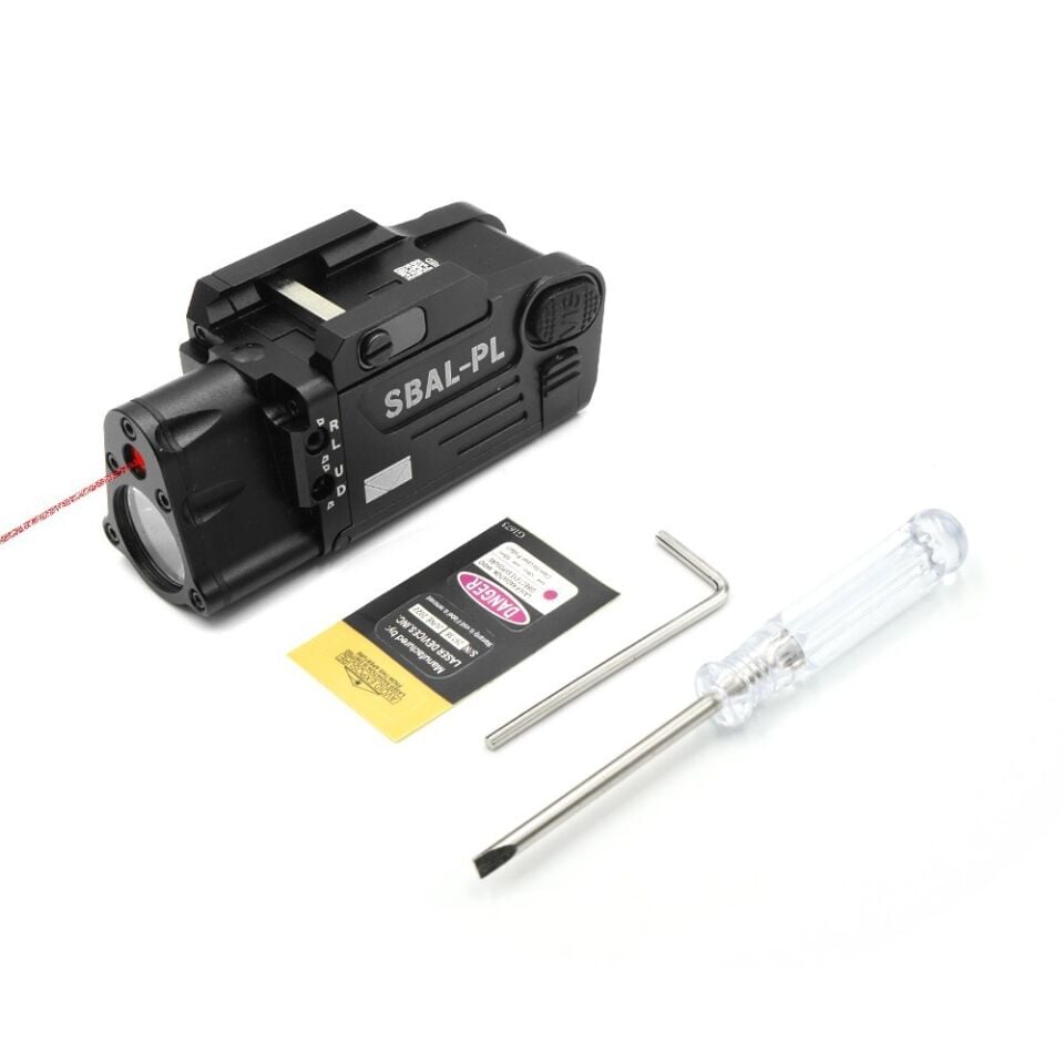 T-Eagle SBAL-PL Yeşil Lazer + LED Fener Taktik Sistem (Siyah)