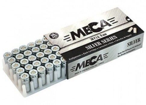Meca Silver 9 mm Kurusıkı Tabanca Mermisi
