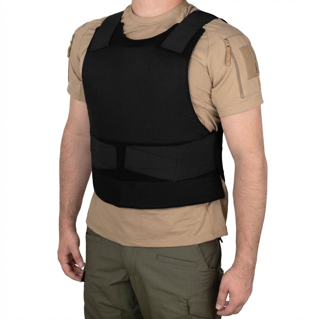 32 Kat UHMW-PE Korumalı Taktik Yelek (M/L – XL / Siyah)