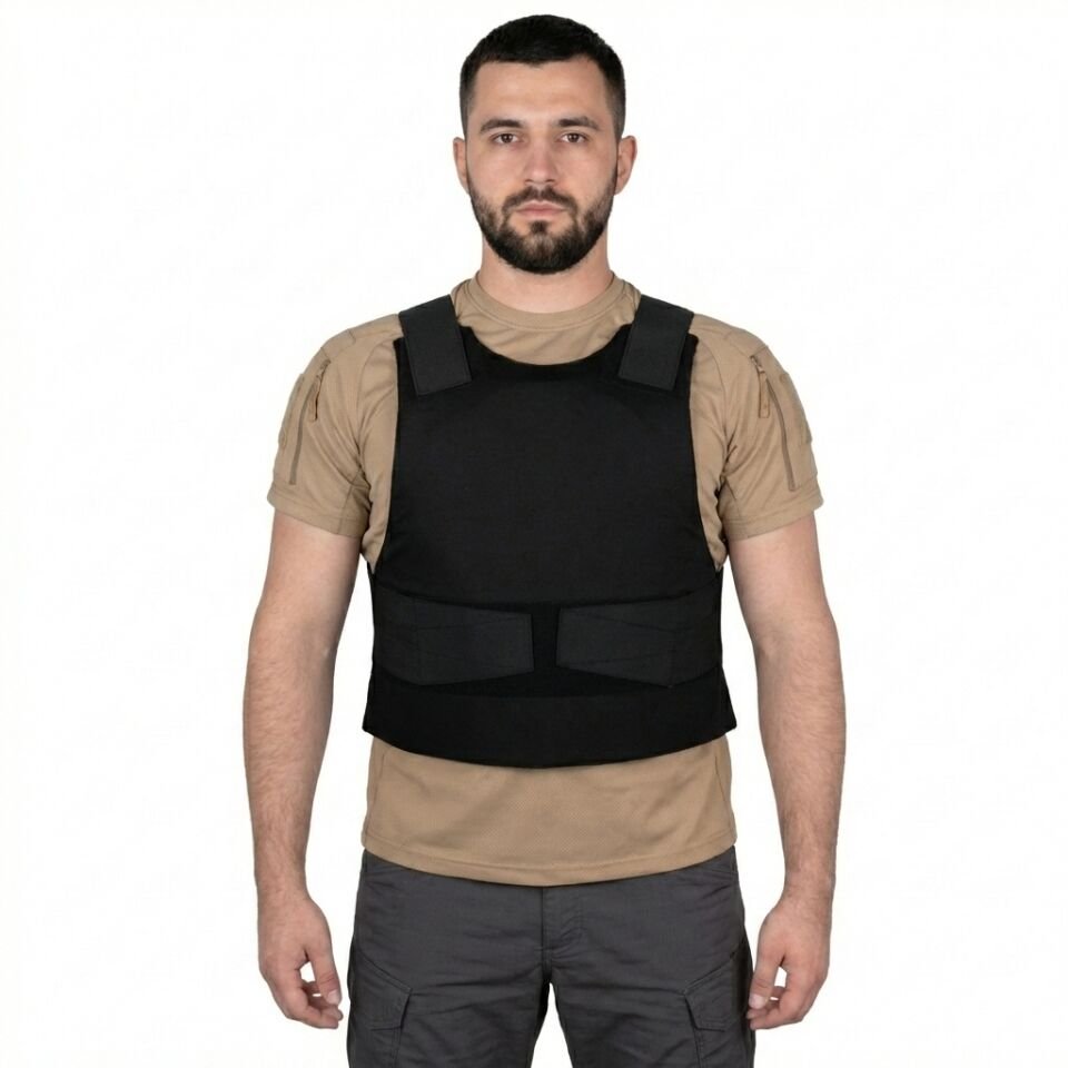 32 Kat UHMW-PE Korumalı Taktik Yelek (M/L – XL / Siyah)