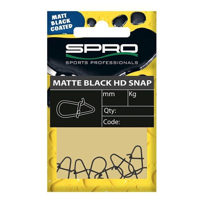 SPRO Matte Siyah HD #3.5mm Klips