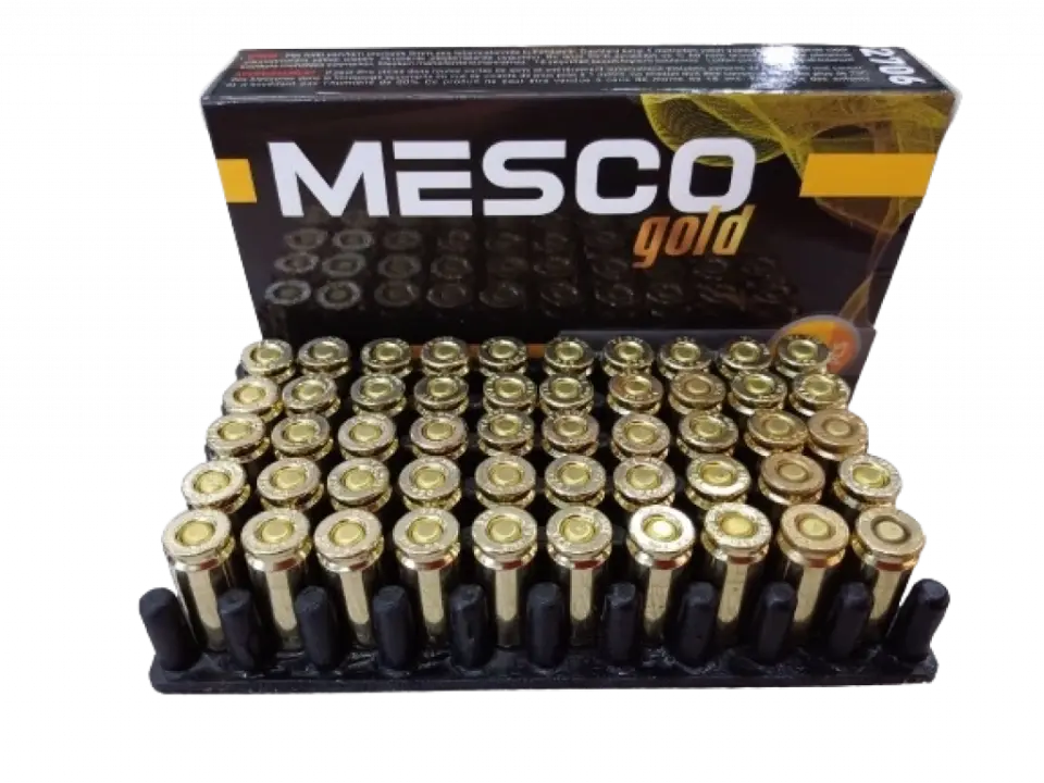 MESCO GOLD 9 MM SARI KURUSIKI TABANCA MERMİSİ