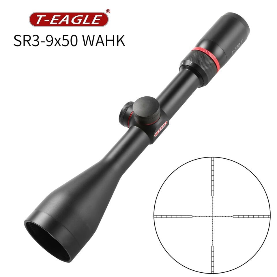 T-Eagle SR 3-9x40 IR Aydınlatmalı Av Tüfek Dürbünü