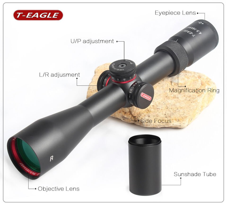 T-Eagle R 4.5-18x44 SF HK Yan Odaklamalı Taktik Tüfek Dürbünü