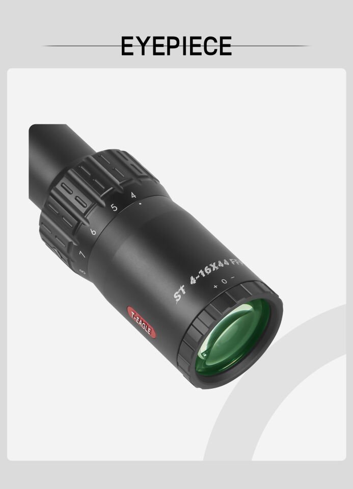 T-Eagle STL 4-16x44 FFP Birinci Fokal Düzlem Taktik Tüfek Dürbünü