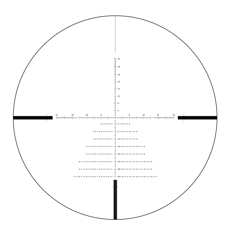 T-Eagle ER 3-30x56 FFP IR Devasa Zoom Uzun Menzil Keskin Nişancı Dürbünü