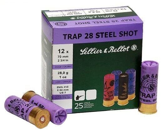 SELLIER & BELLOT 28 GR. NO:7,5 TRAP FİŞEĞİ  12 CAL.