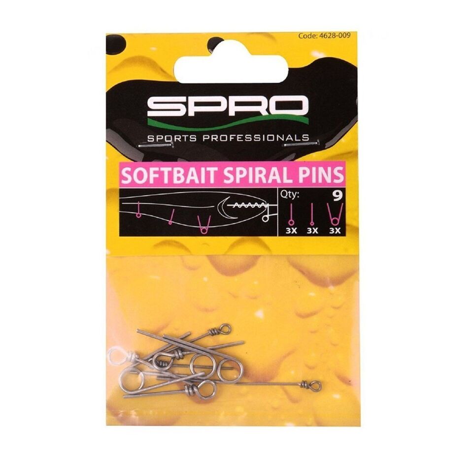 T.D. SPRO Softbait Pin Asorti Klips 1/9